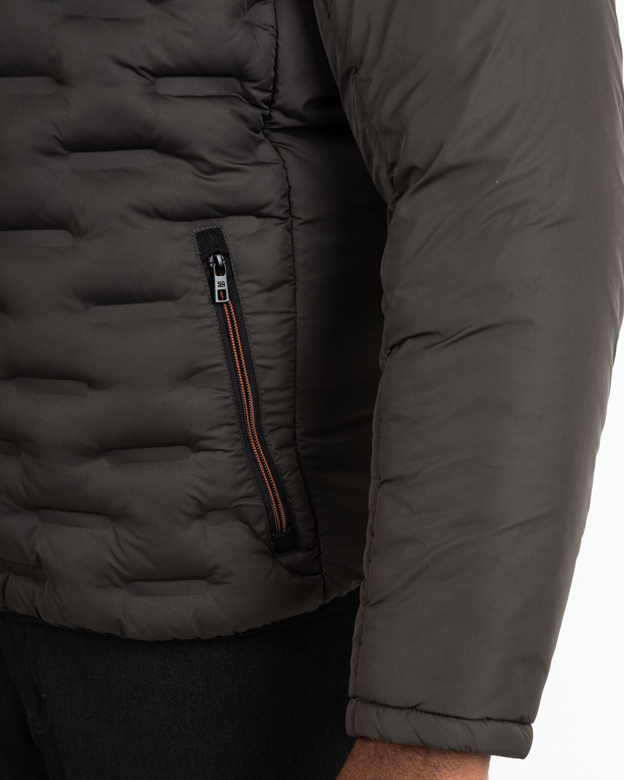 Doudoune grande taille vert kaki