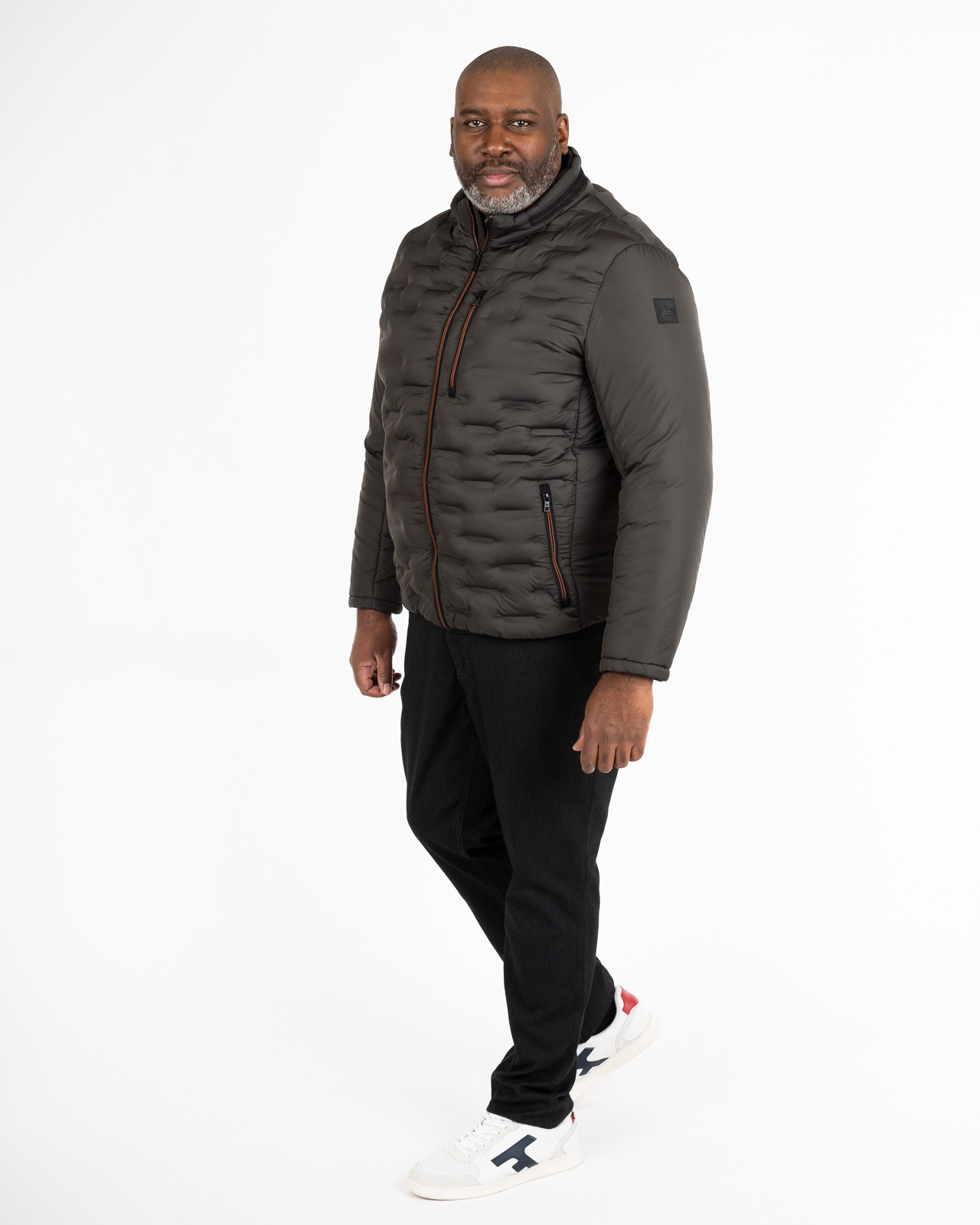 Doudoune grande taille vert kaki