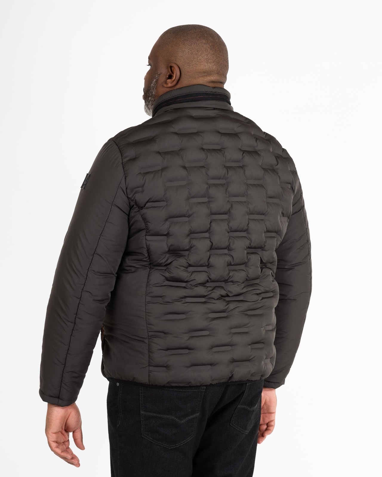 Doudoune grande taille vert kaki