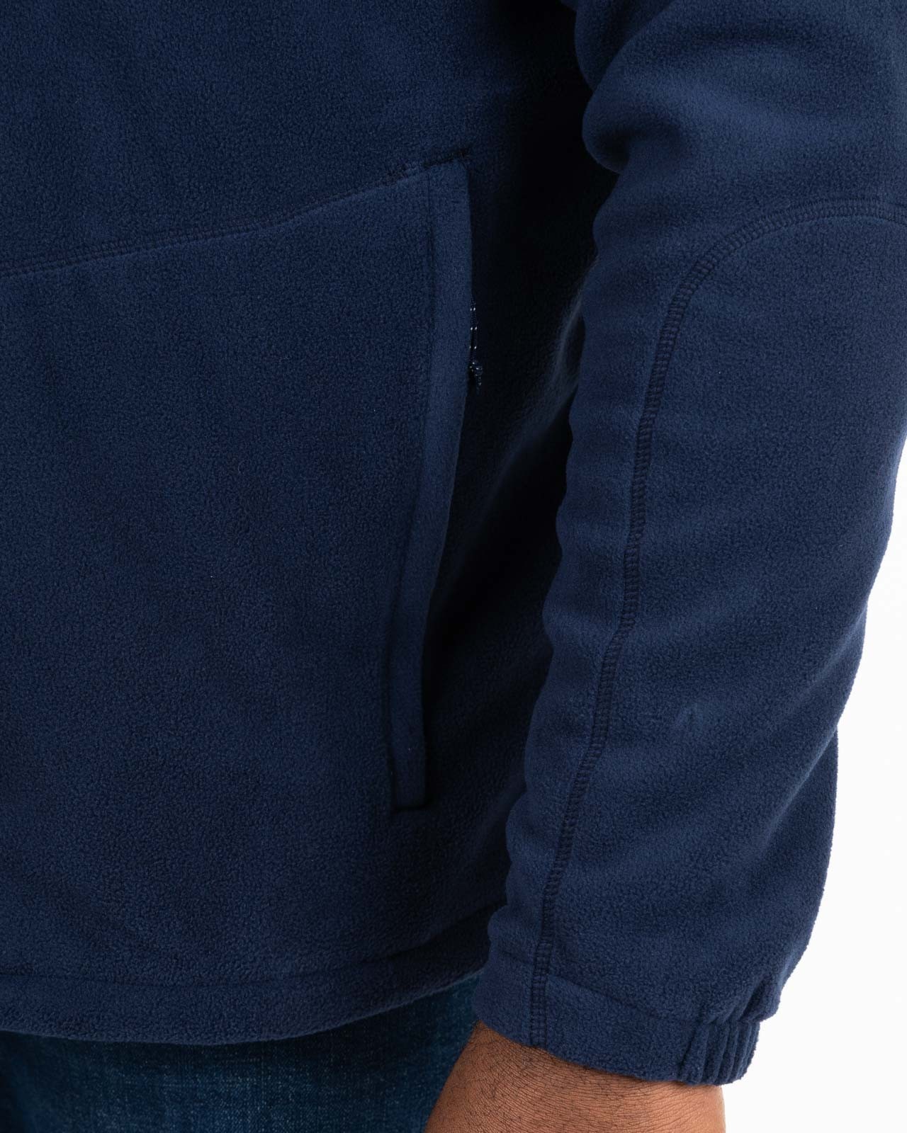 Polaire zippée Fast Trek grande taille bleu marine