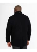 Manteau caban grande taille noir