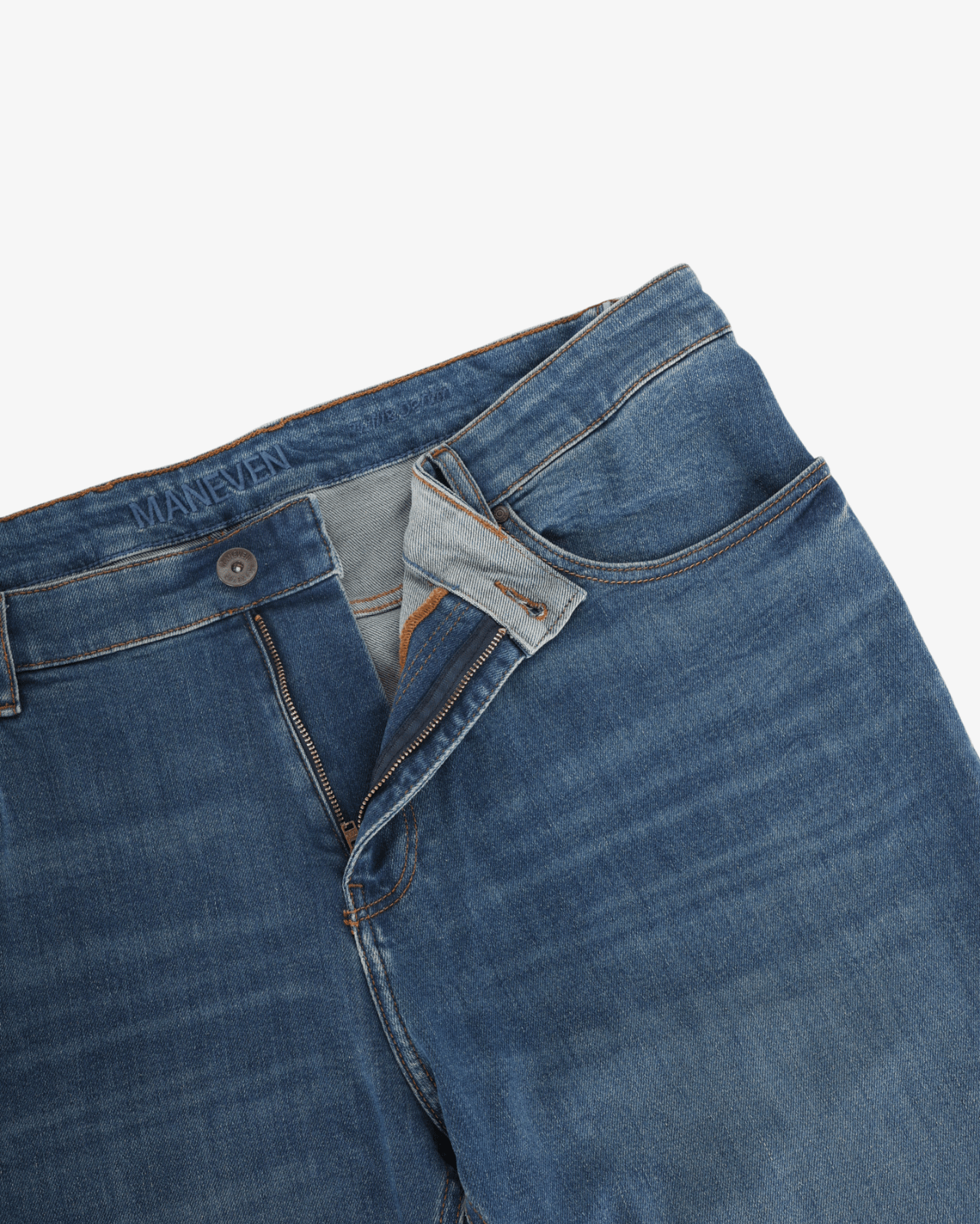 Jean 5 poches grande taille bleu stone