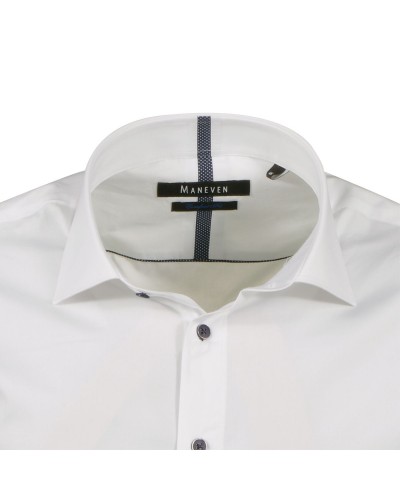 Chemise blanche : grande taille du 44 (XL) au 54 (4XL)