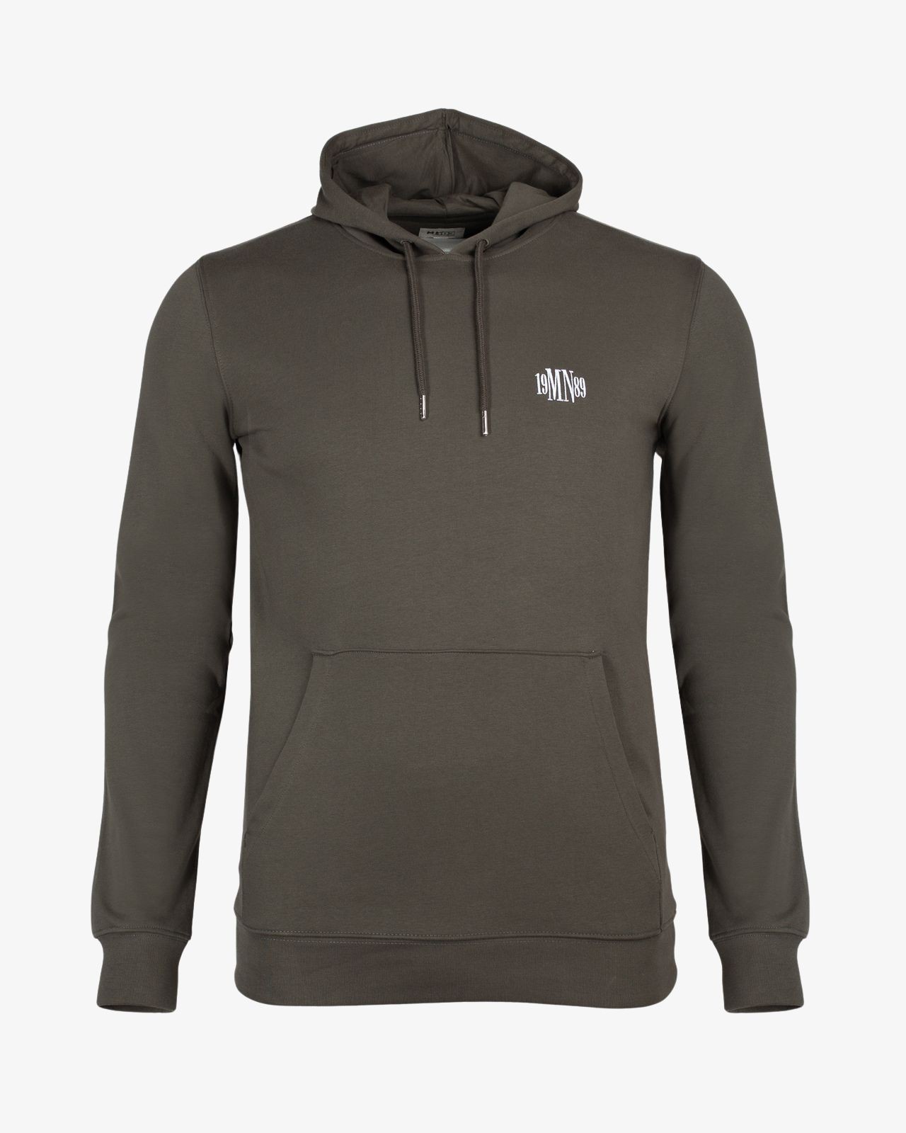 Sweat à capuche grande taille vert kaki