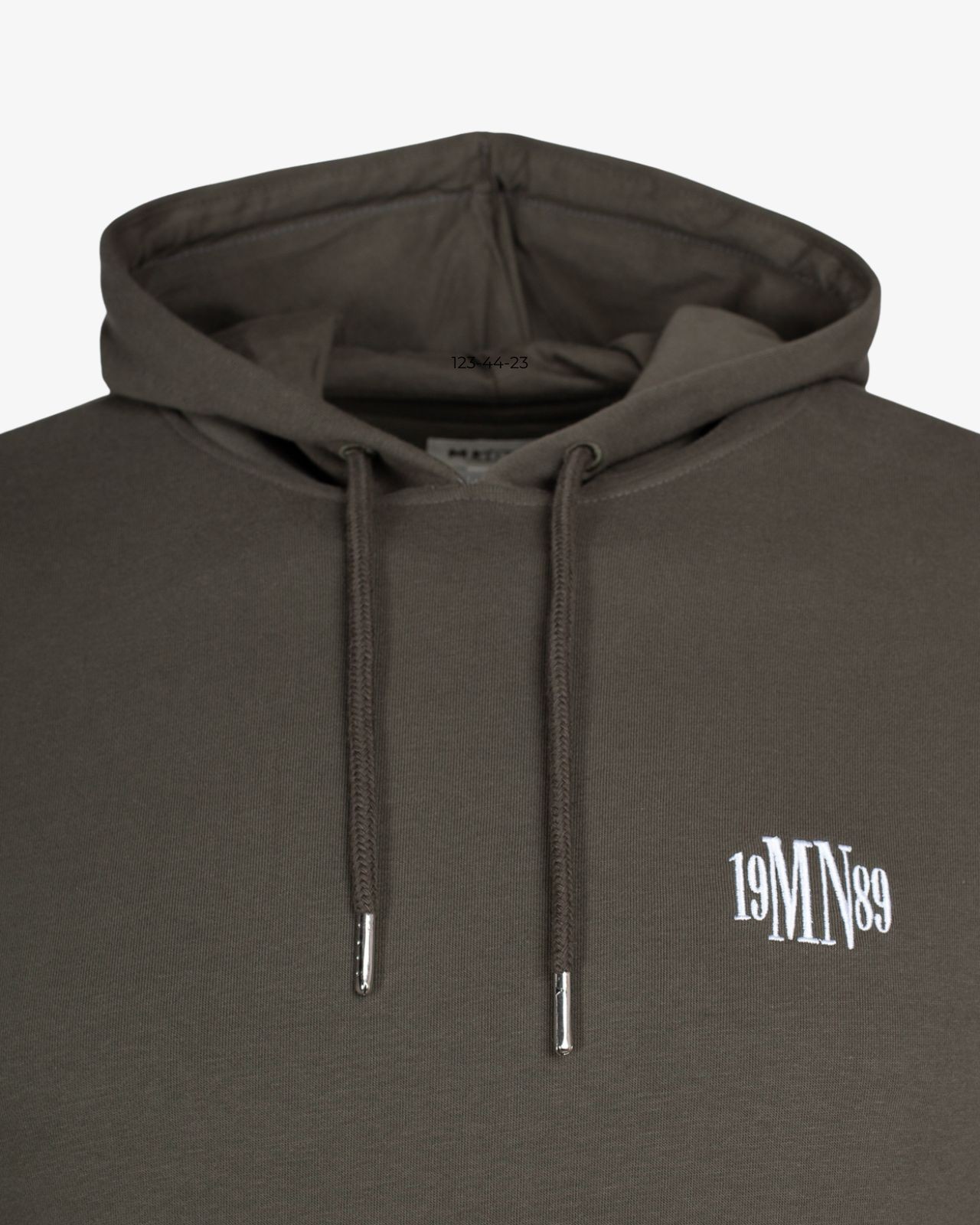 Sweat à capuche grande taille vert kaki