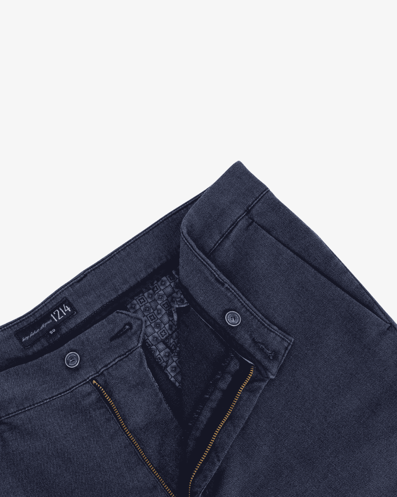 Pantalon chino pour homme grand bleu marine