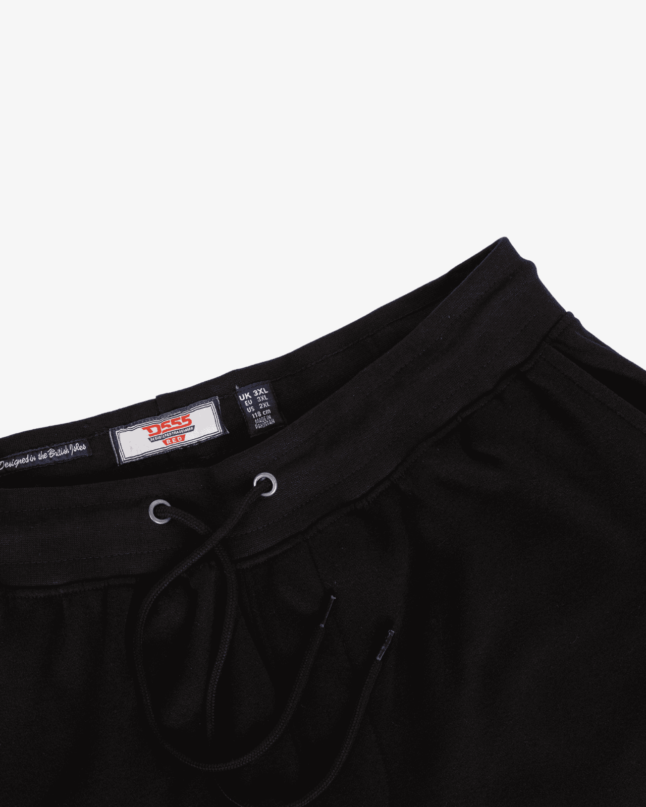 Bas de survêtement cargo grande taille noir