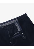 Pantalon chino structuré grande taille bleu marine