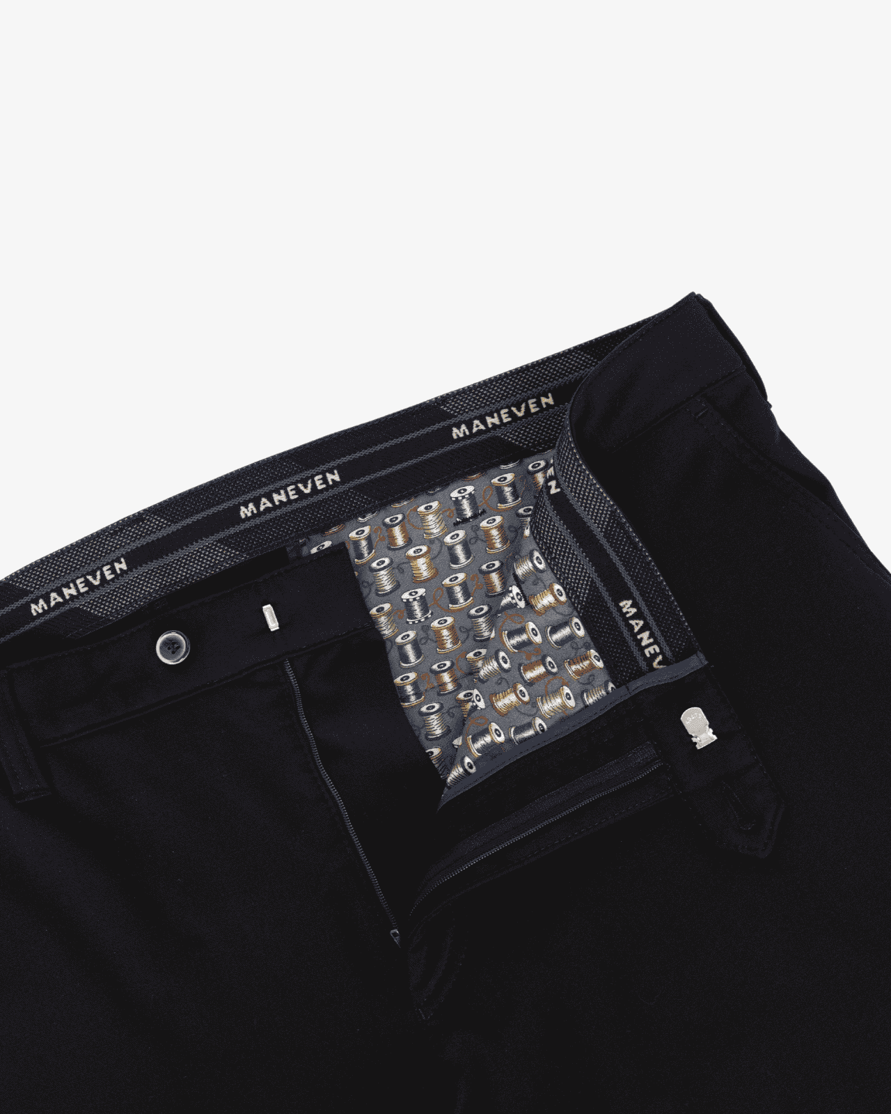 Pantalon chino ceramica grande taille noir