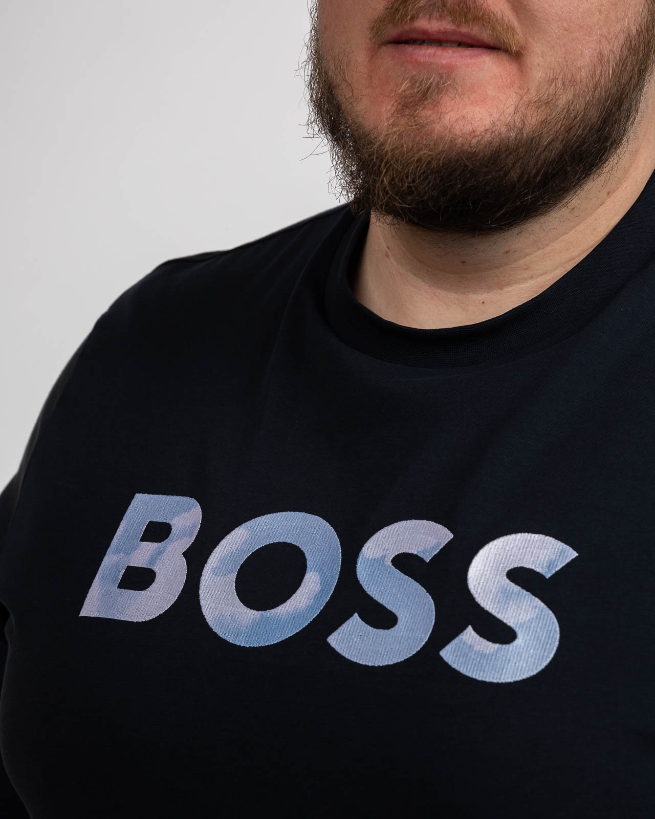 T-shirt Thompson 70 grande taille bleu marine