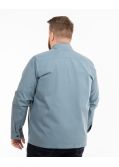 Surchemise grande taille bleu