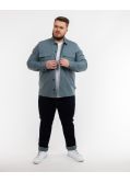 Surchemise grande taille bleu