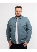 Surchemise grande taille bleu