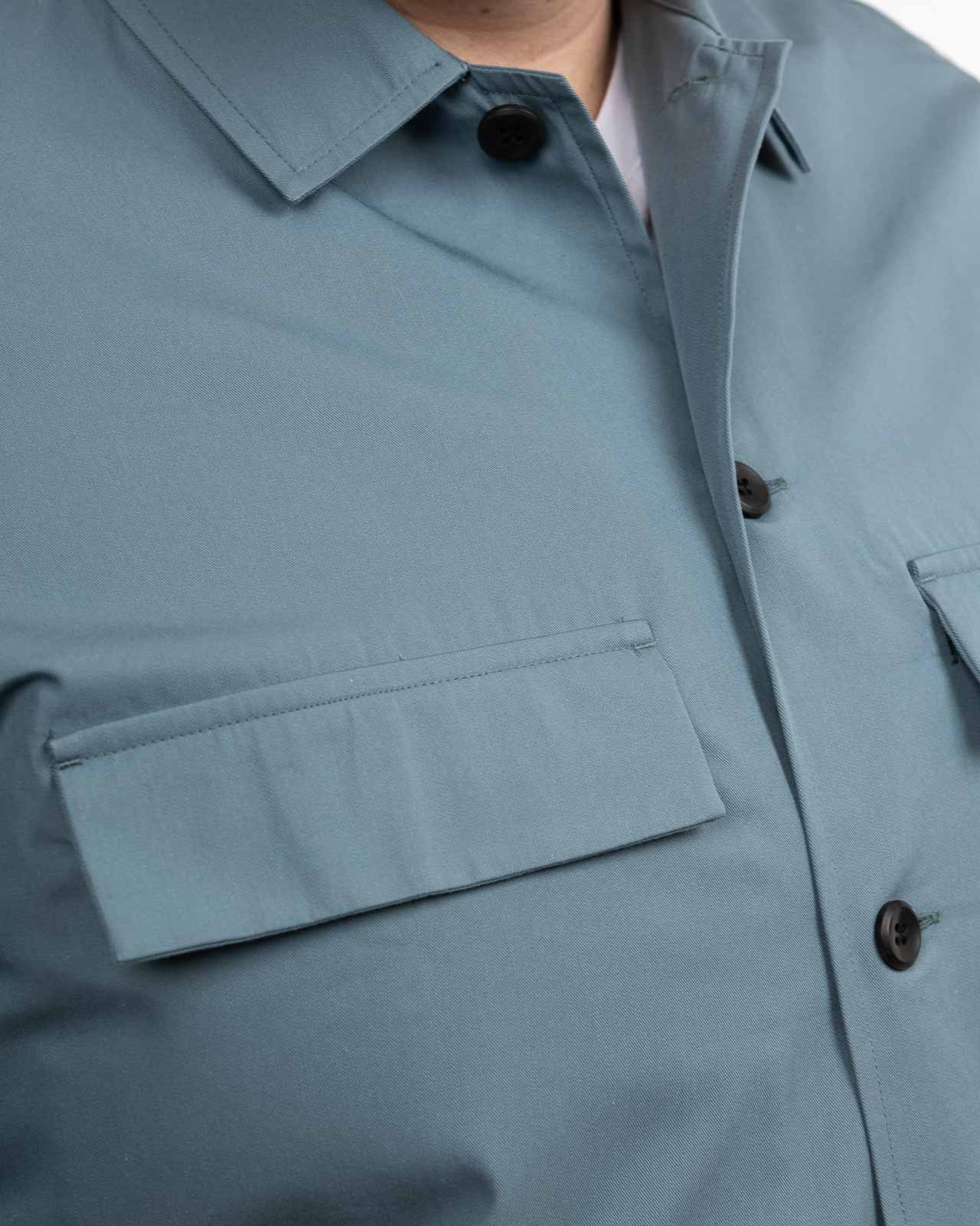 Surchemise grande taille bleu