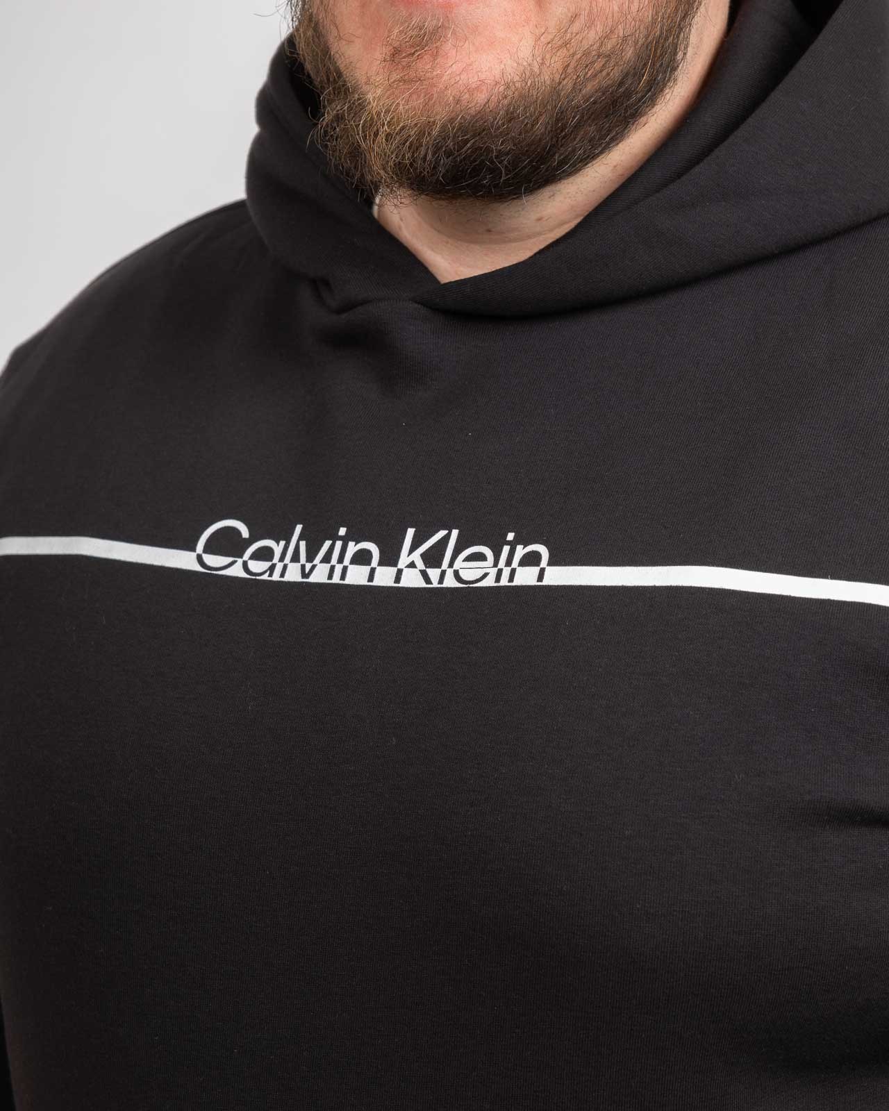 Haut de survêtement à capuche grande taille noir