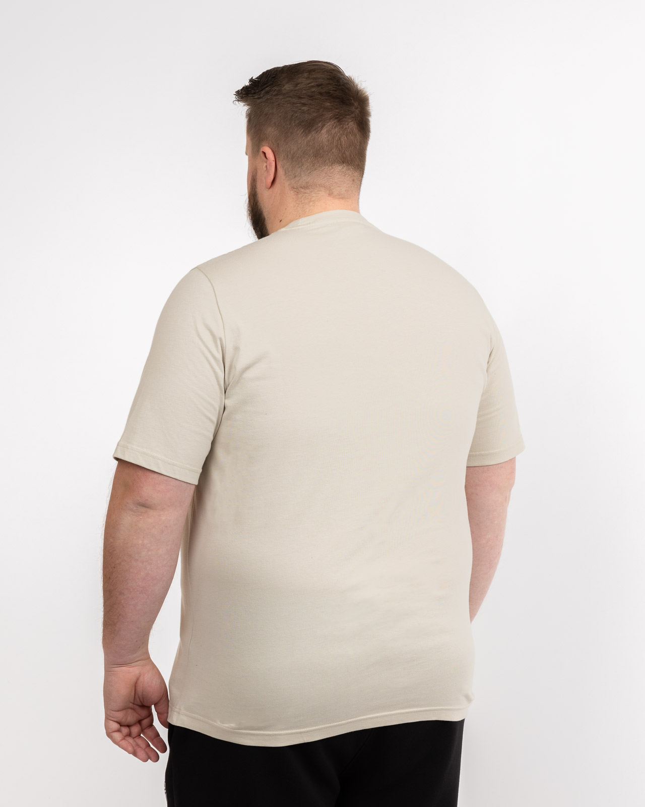 T-shirt grande taille beige