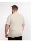 T-shirt grande taille beige