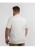 T-shirt oversized grande taille écru
