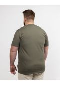 T-shirt grande taille vert kaki