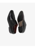 Chaussures en cuir mat grande taille noir