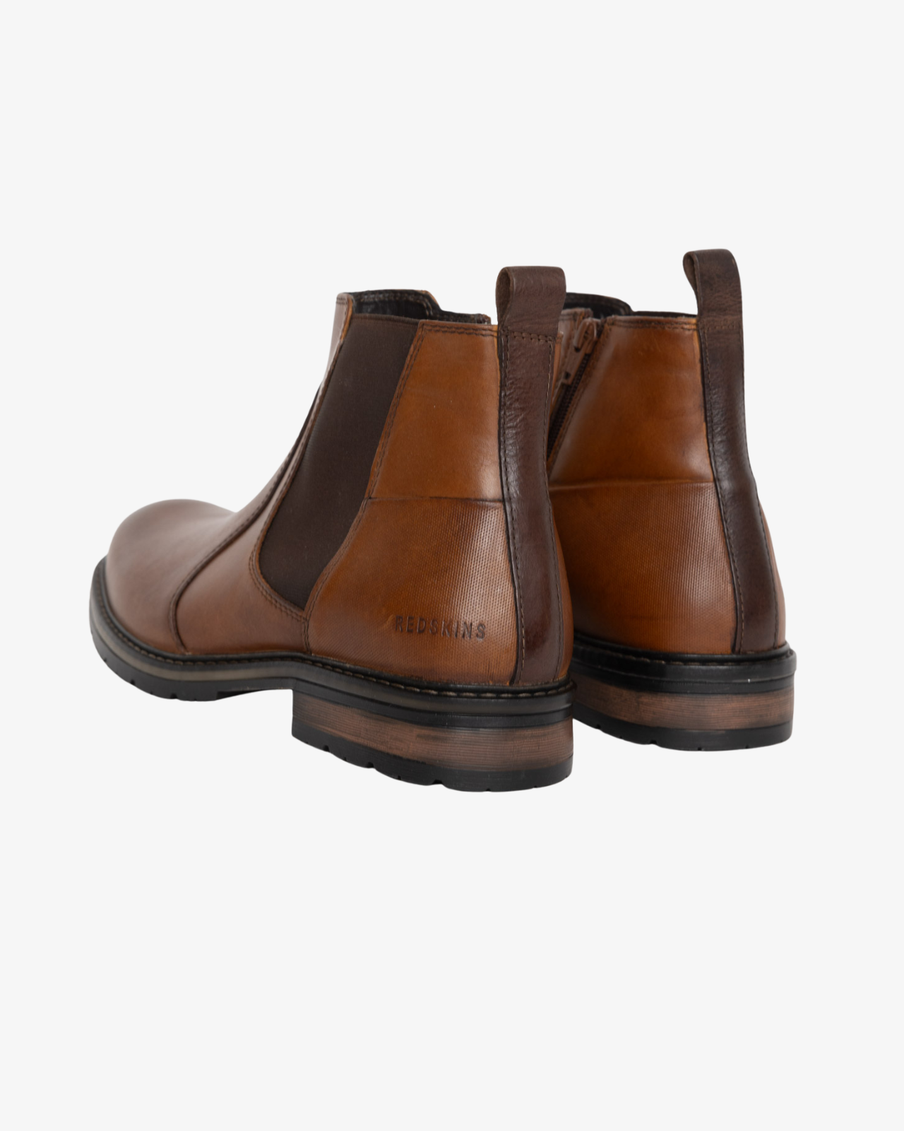 Bottines Elster grande taille cognac