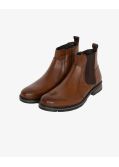 Bottines Elster grande taille cognac