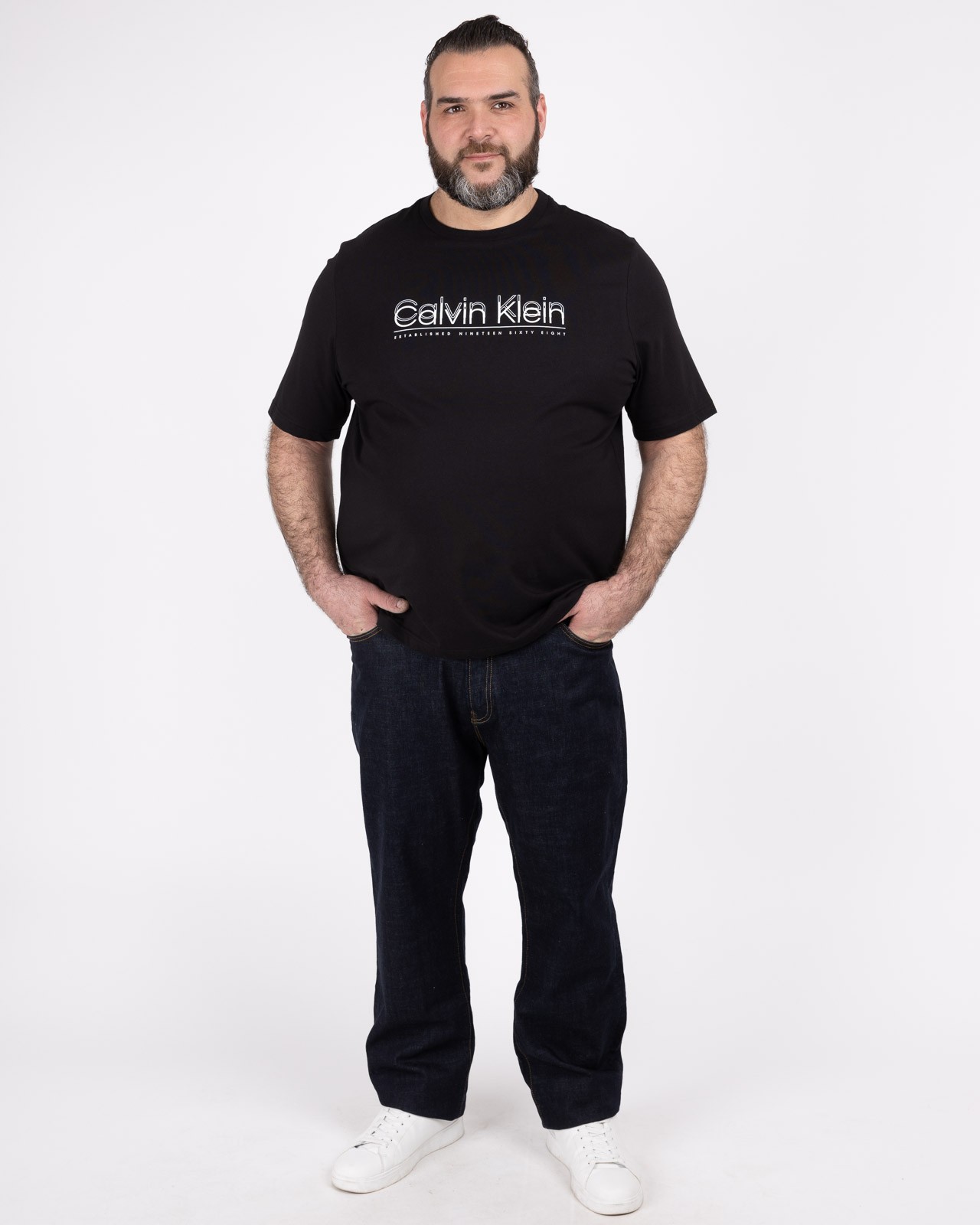 T-shirt grande taille noir