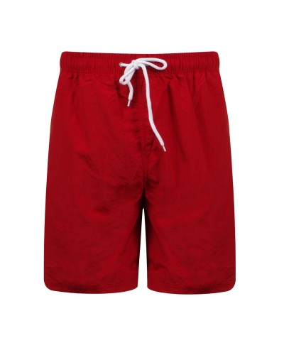 Short de bain rouge: grande taille du XL au 6XL