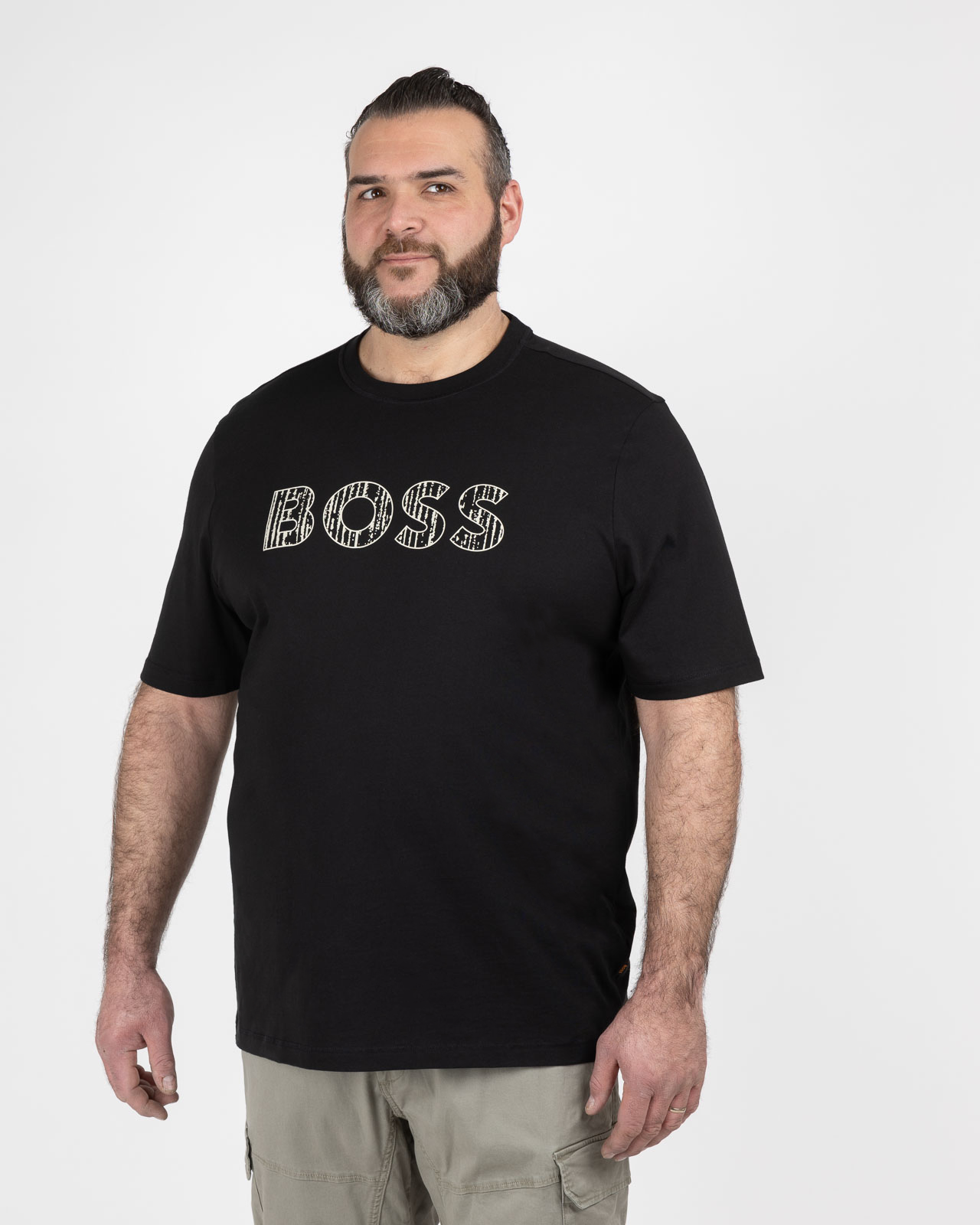 T-shirt grande taille noir