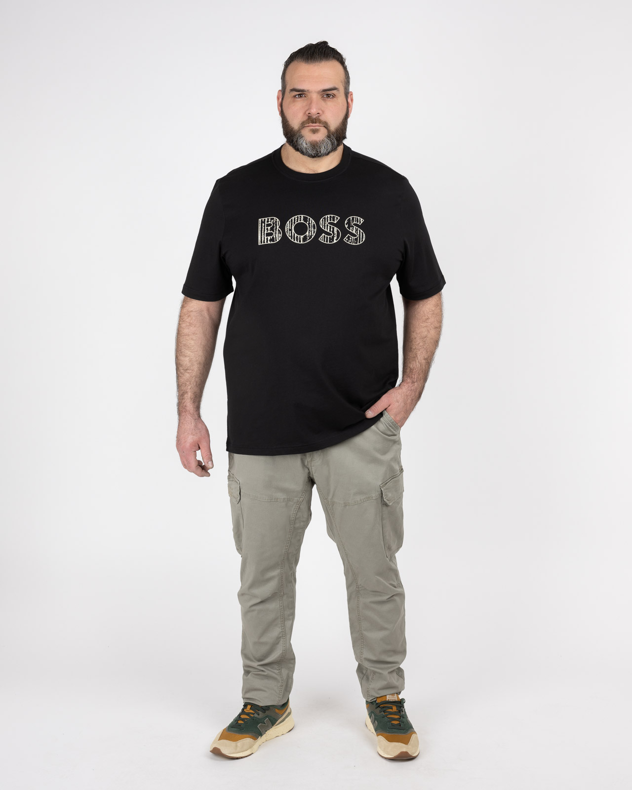 T-shirt grande taille noir