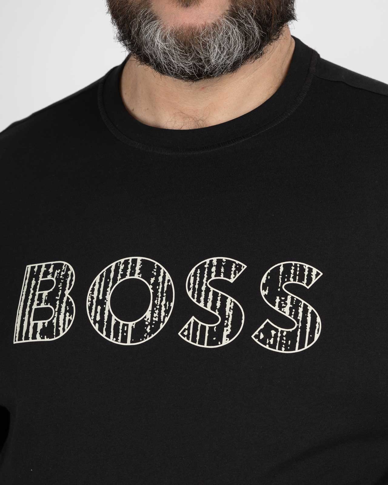 T-shirt grande taille noir