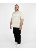 T-shirt grande taille beige