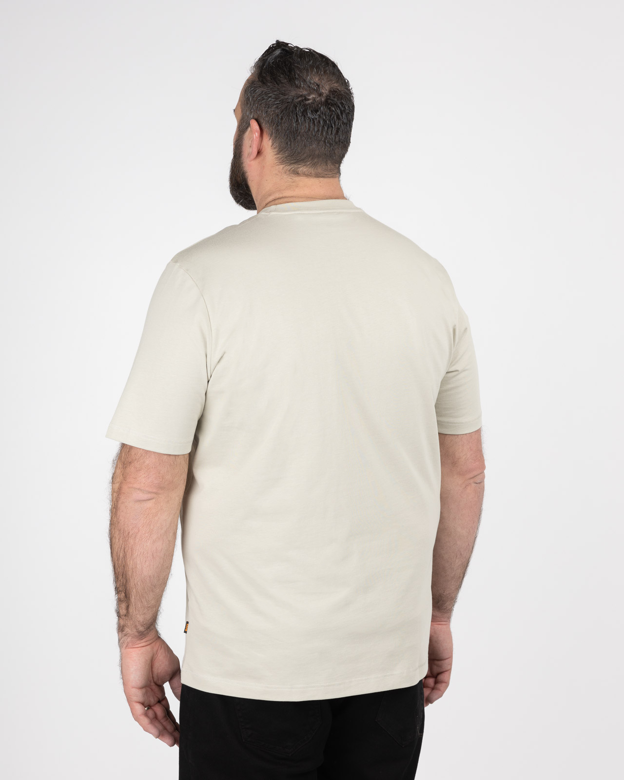 T-shirt grande taille beige