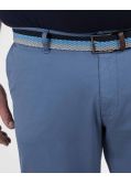 Pantalon chino avec ceinture grande taille bleu