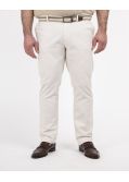 Pantalon chino avec ceinture grande taille écru