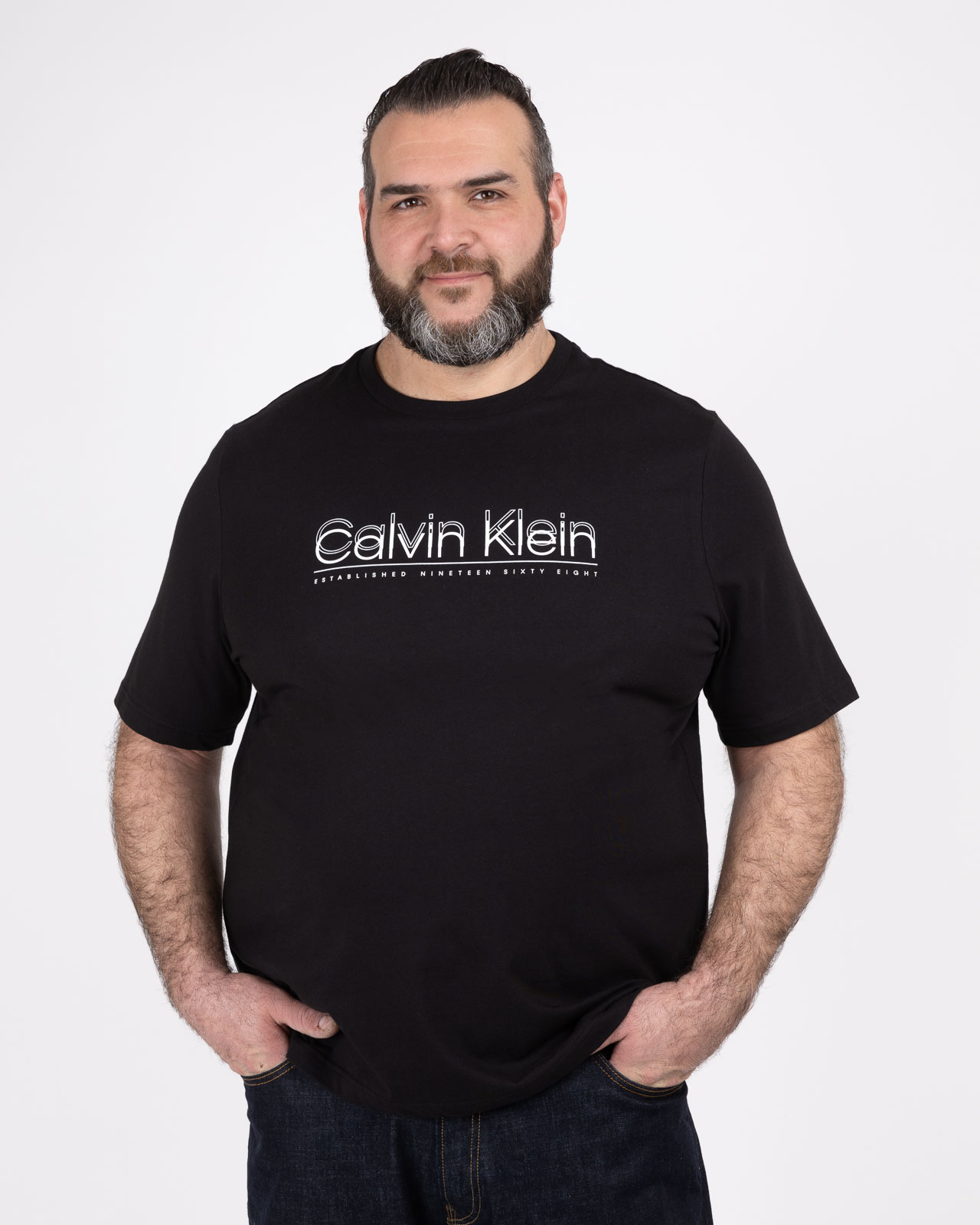 T-shirt grande taille noir