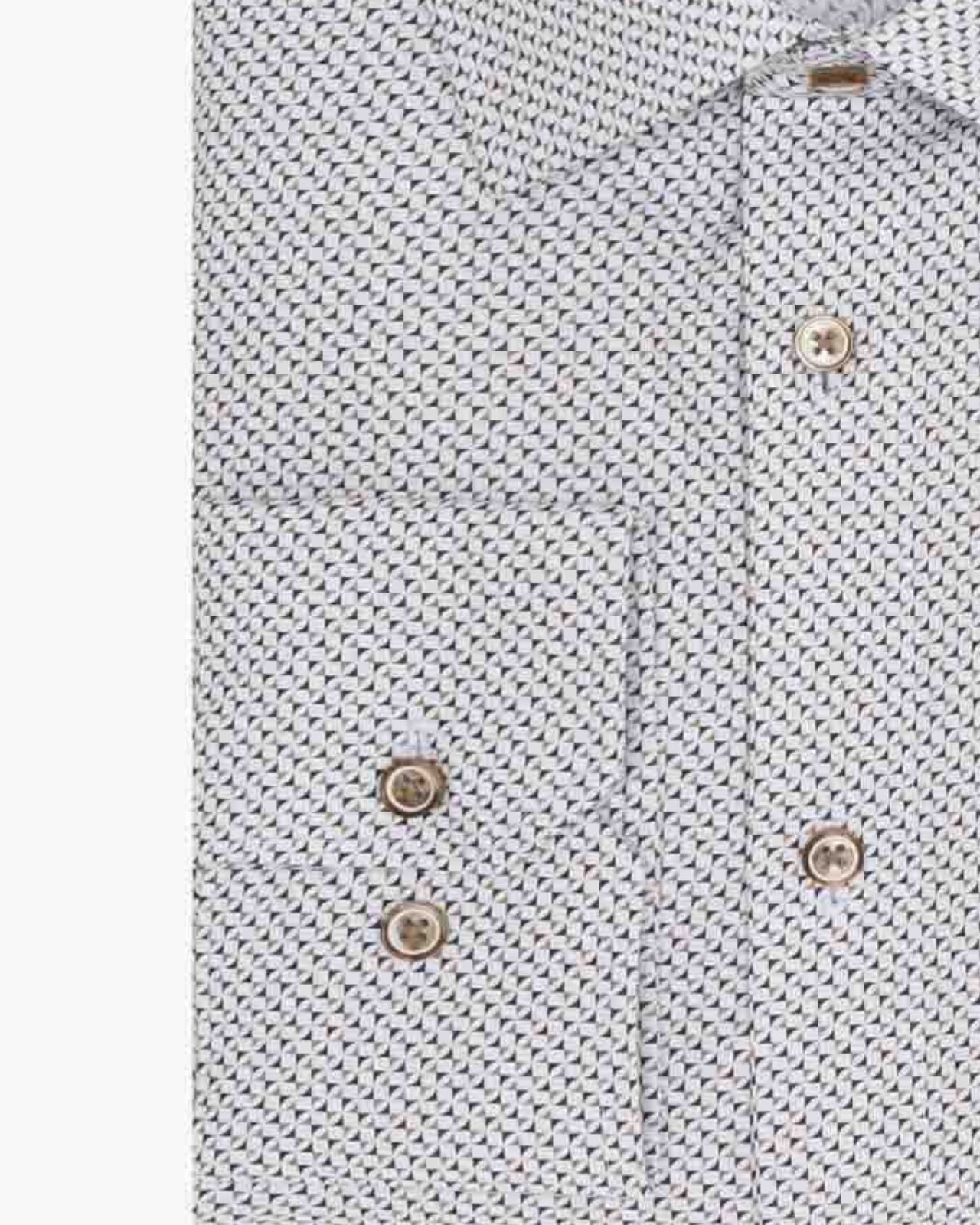 Chemise popeline pour homme grand beige