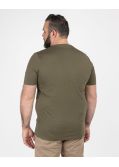 T-shirt pour homme grand vert kaki