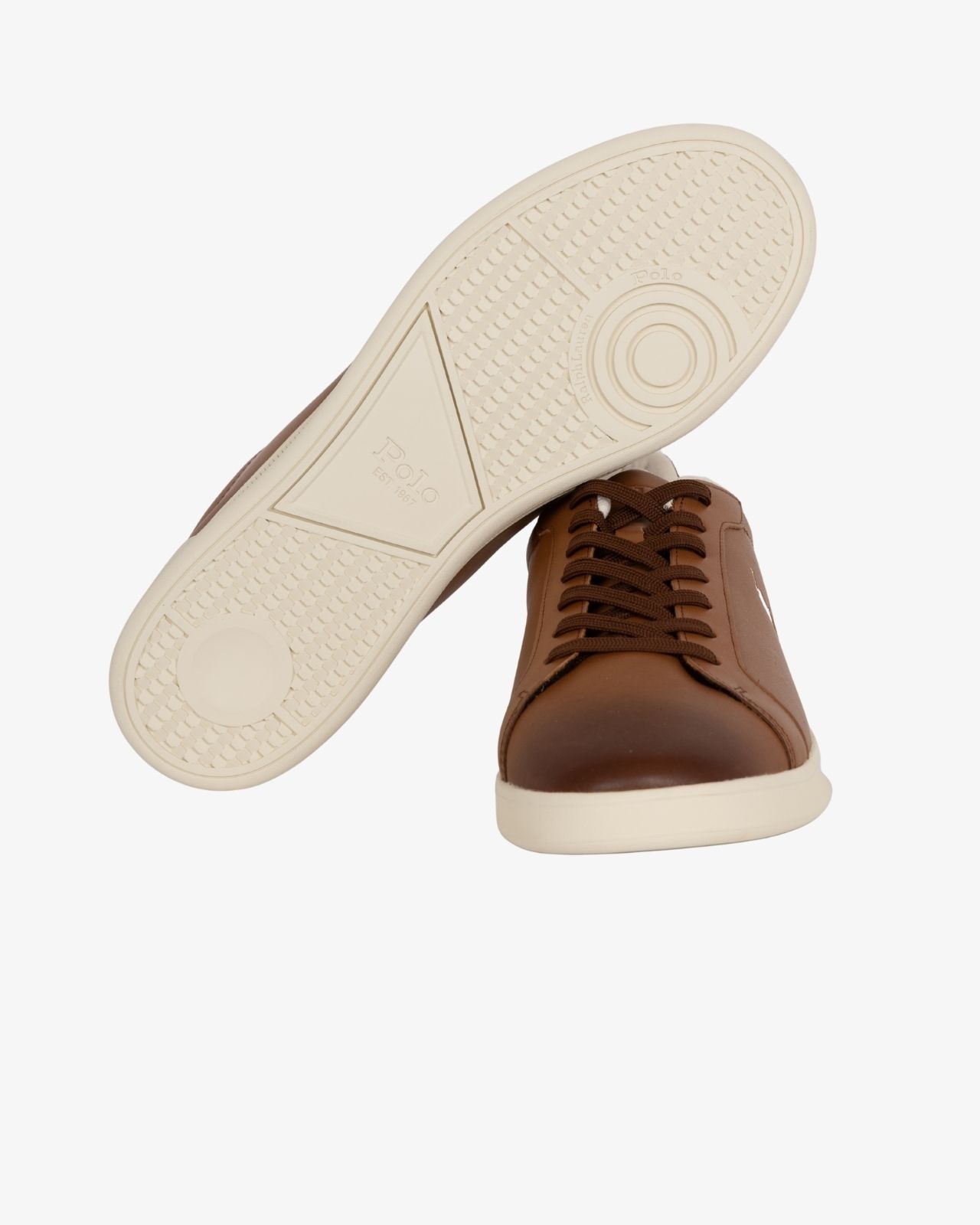 Sneakers Heritage Court grande taille marron