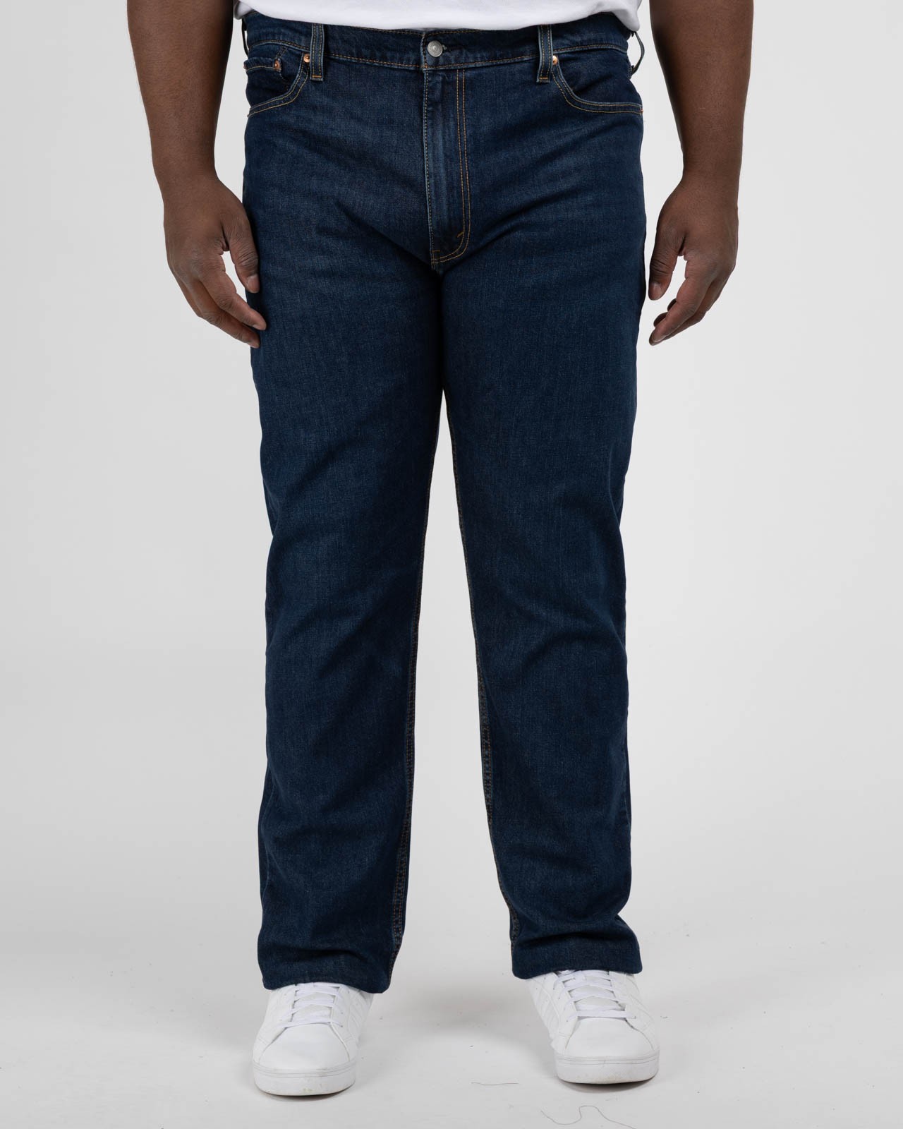 Jean 502 taper grande taille bleu brut