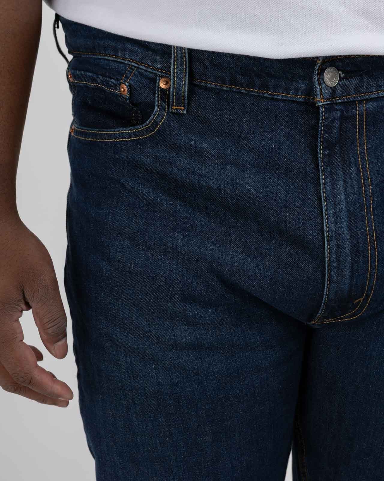 Jean 502 taper grande taille bleu brut