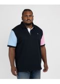 Polo jersey grande taille bleu marine