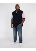 Polo jersey grande taille bleu marine