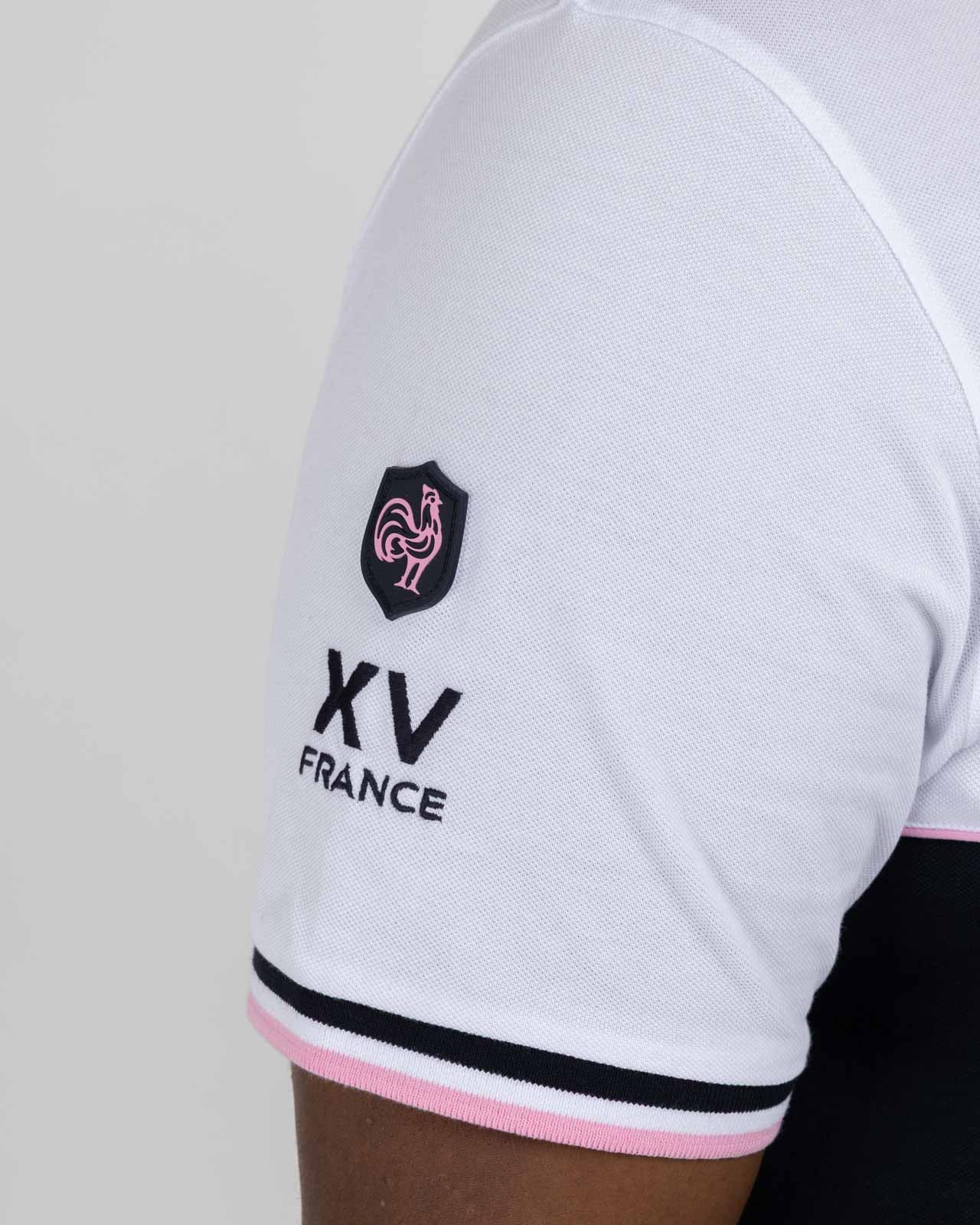 Polo piqué XV grande taille bleu marine