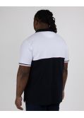 Polo piqué XV grande taille bleu marine