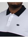 Polo piqué XV grande taille bleu marine