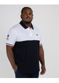 Polo piqué XV grande taille bleu marine