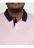 Polo piqué grande taille rose