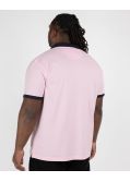 Polo piqué grande taille rose
