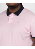 Polo piqué grande taille rose